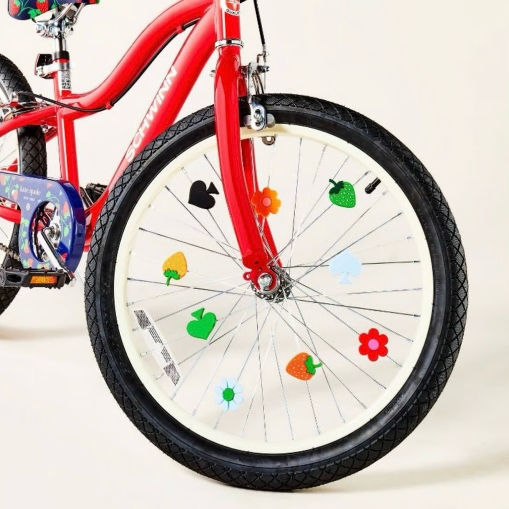 Kate Spade target  Bicycle with Colorful Wheel Decorations 10 count. NWT